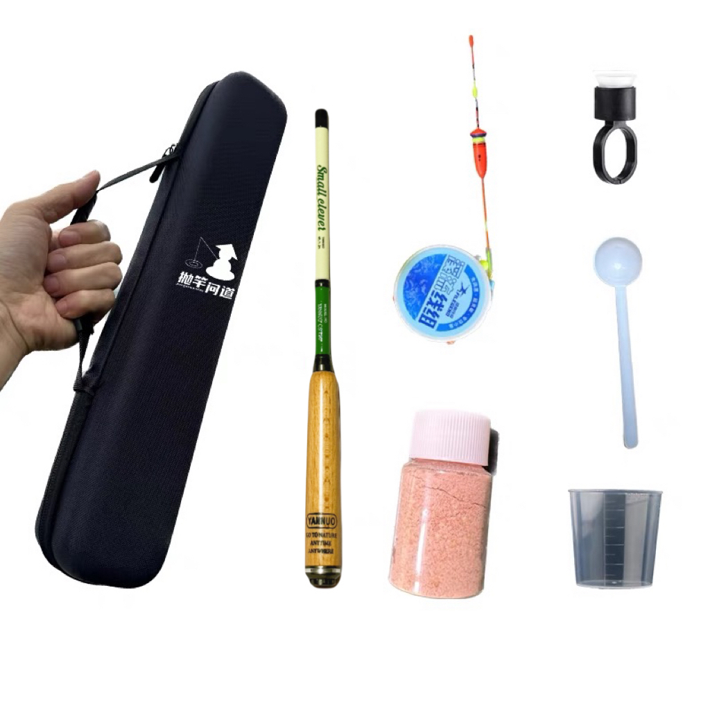 I'm asking for a 1.2-metre olive-green-brook-fishing kit